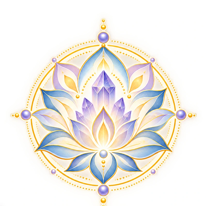 Mandala Krystalová harmonie